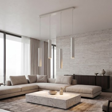 Suspension linéaire 4XGU10 | Mondialshop