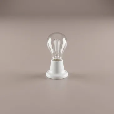 Moderne weiße E27-Lampenfassung | Mondialshop