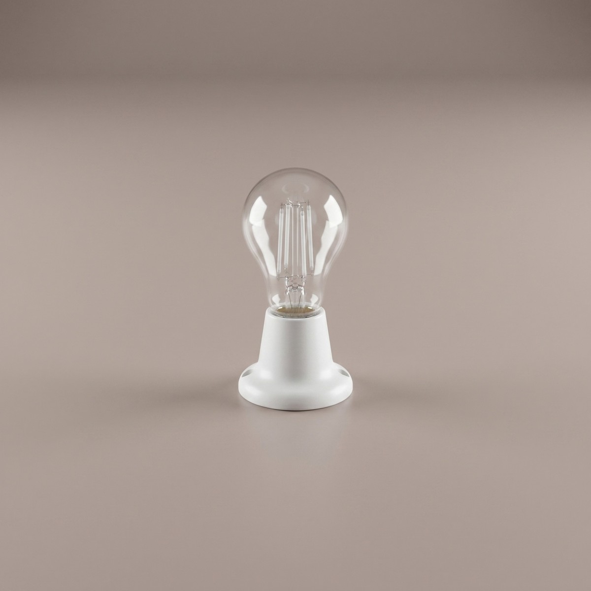 Portalampade Moderno Bianco E27 | Mondialshop