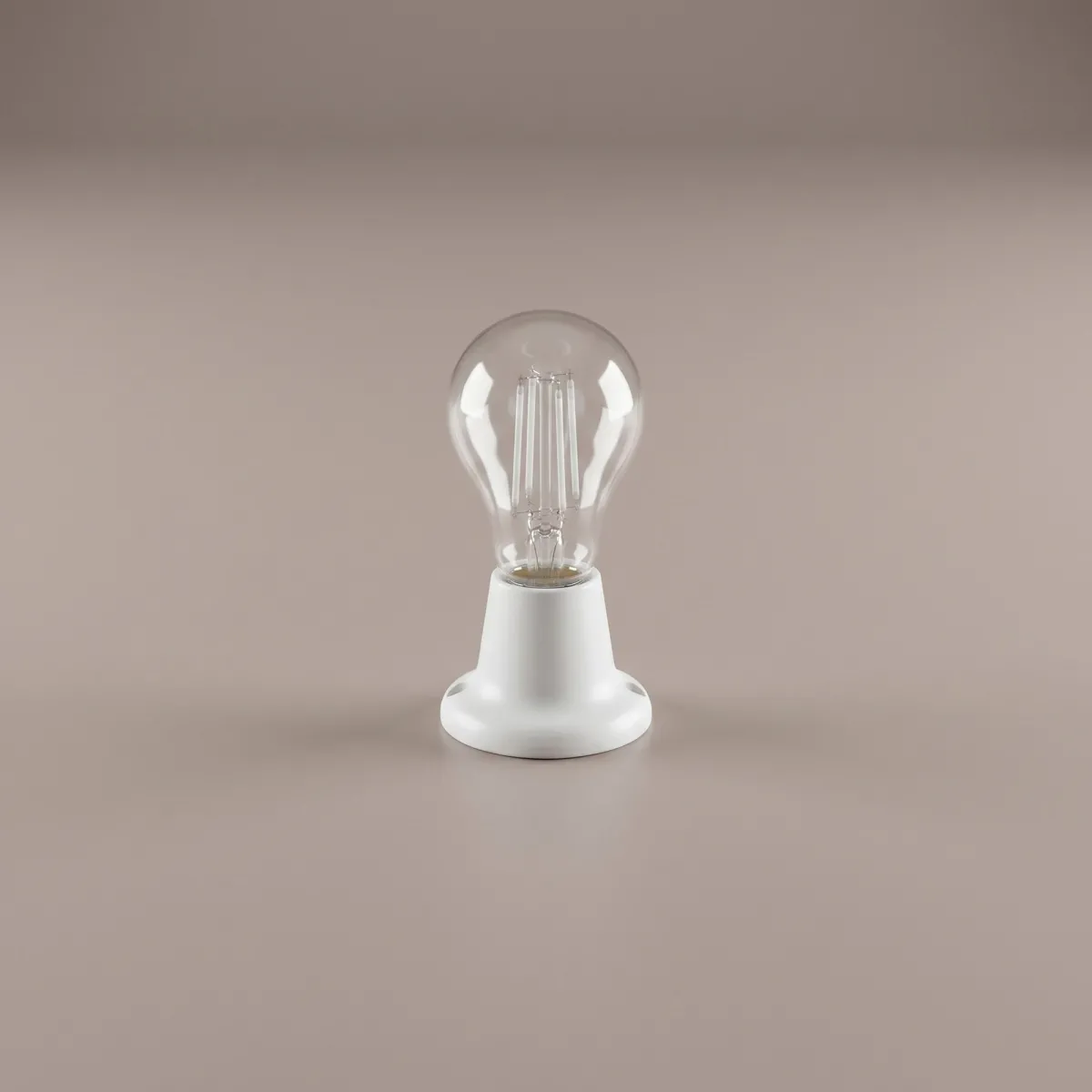 Portalampade Moderno Bianco E27 | Mondialshop