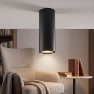 Plafoniera tubolare design Minimalista disponibile in 5 varianti 1XGU10