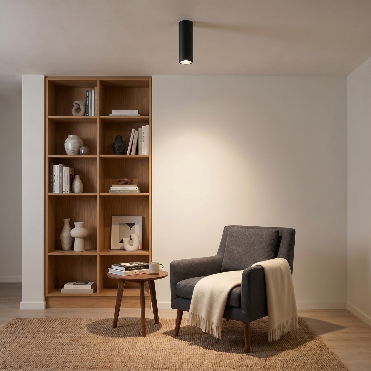 Plafonnier tubulaire minimaliste GU10 | Mondialshop