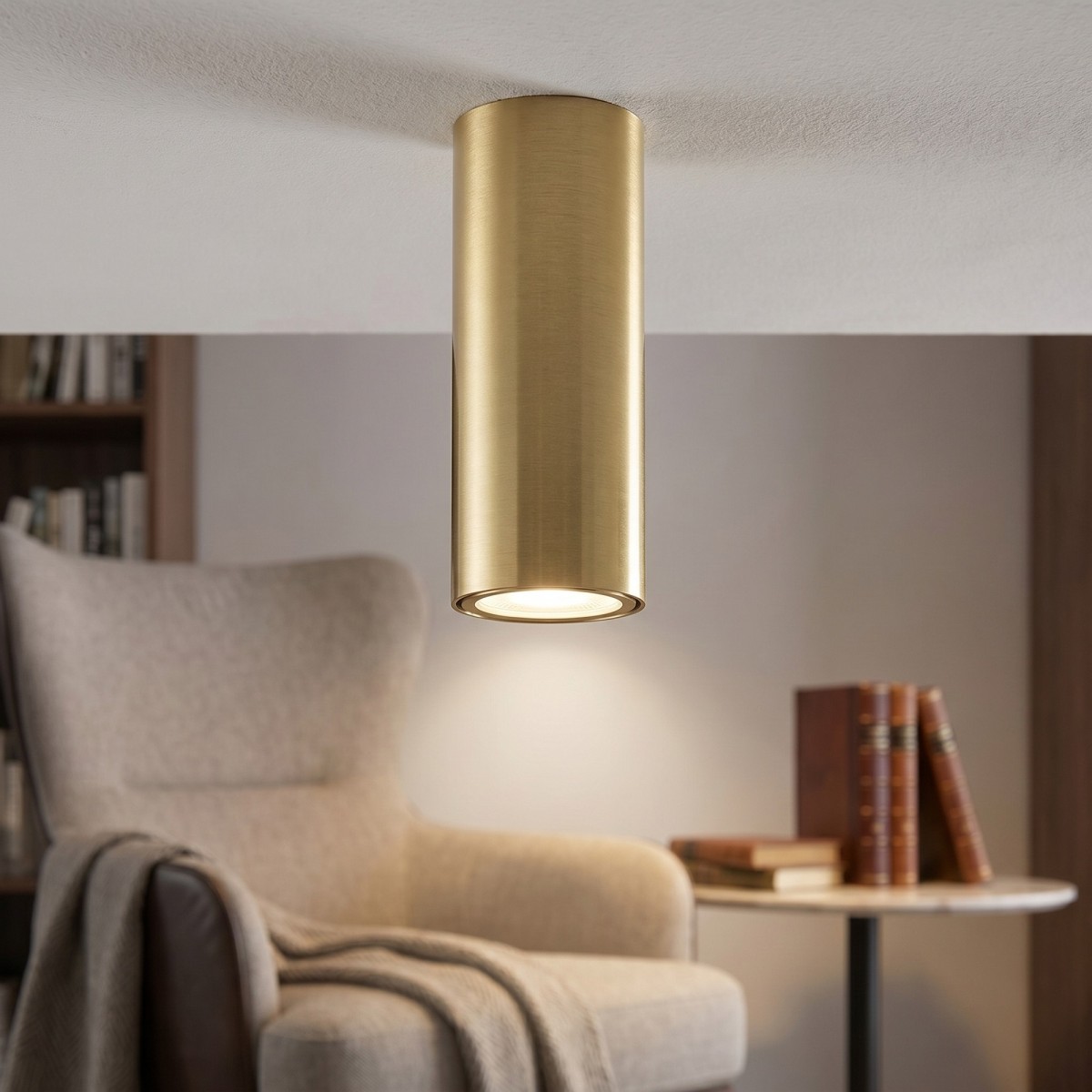 Plafonnier tubulaire minimaliste GU10 | Mondialshop