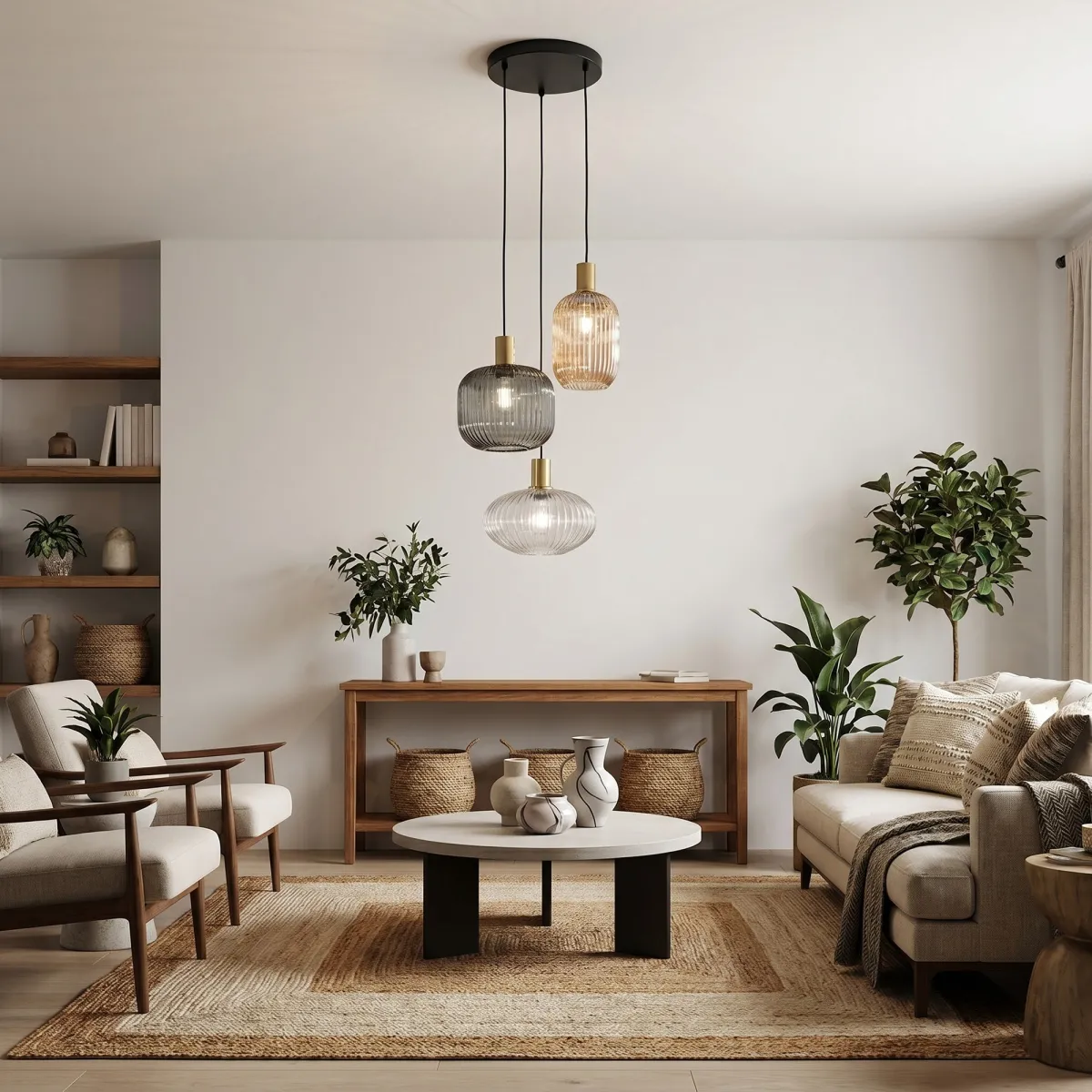Moderner 3-flammiger E27-Kronleuchter | Mondialshop