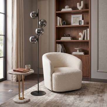 Moderne 4xG9-Stehleuchte mit geometrischem Design | Mondialshop