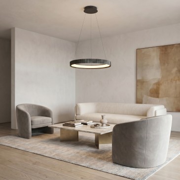 40-W-LED-Metall-Pendelleuchte | Mondialshop