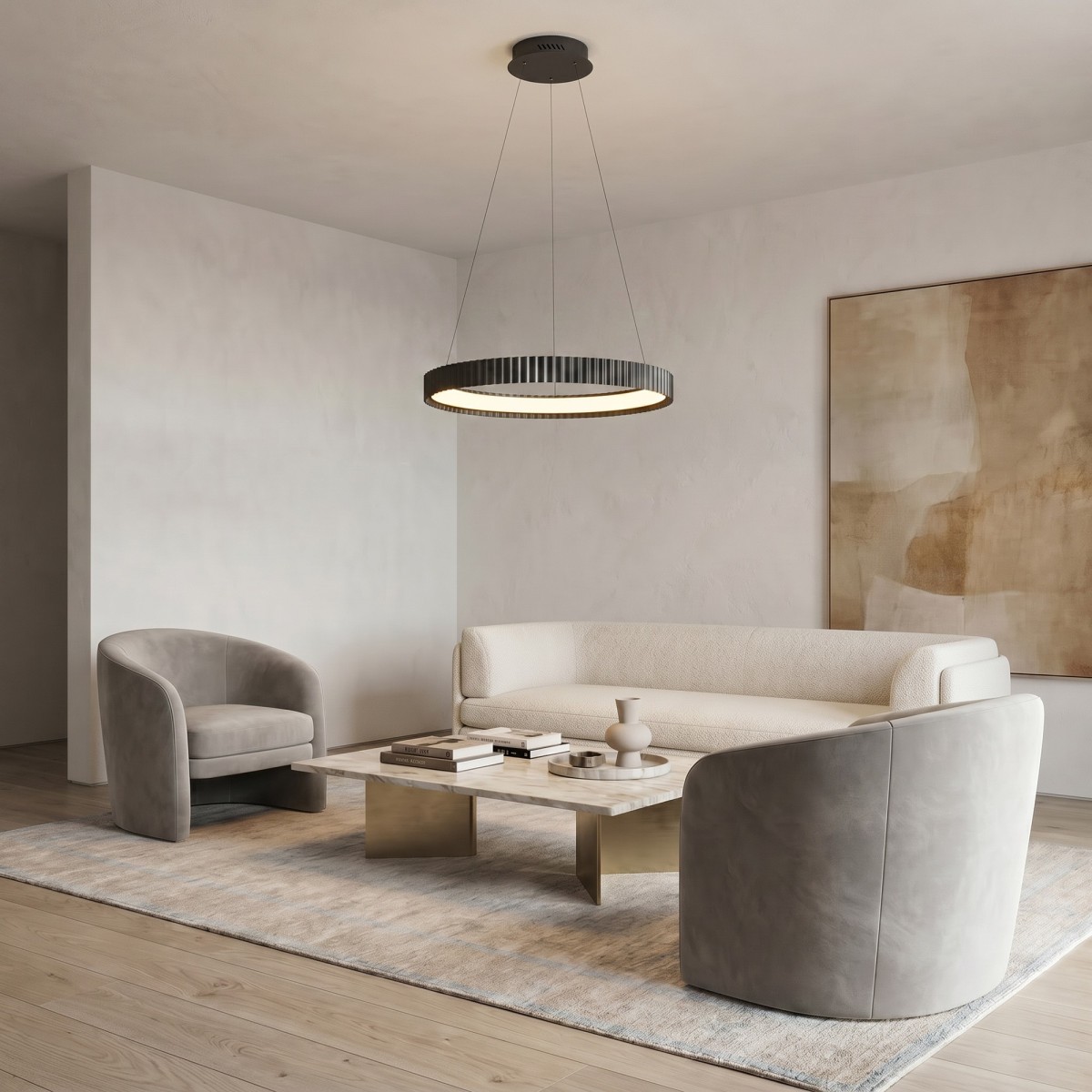 Suspension LED 40 W en métal | Mondialshop