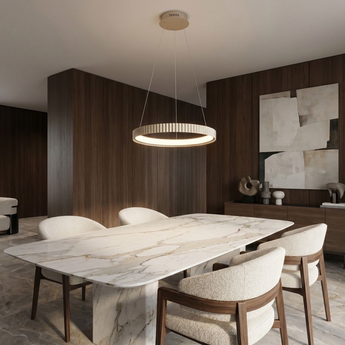 Suspension LED 40 W en métal | Mondialshop