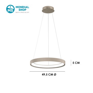 40-W-LED-Metall-Pendelleuchte | Mondialshop