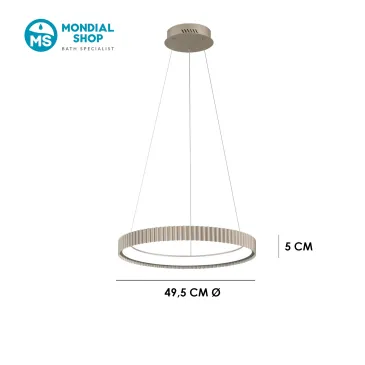 40-W-LED-Metall-Pendelleuchte | Mondialshop