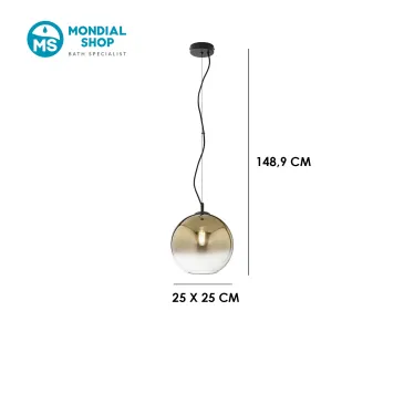 Lampadario Moderno Oro o Rame | Mondialshop