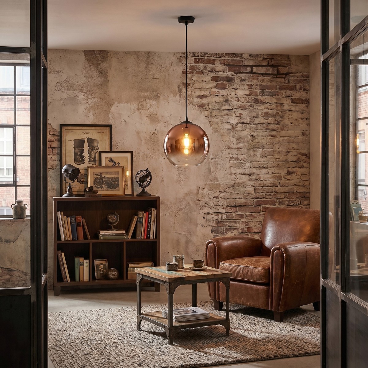 Lampadario moderno per interni disponibile in rame o oro...