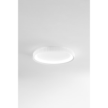Plafonnier LED extra-plat en métal | Mondialshop