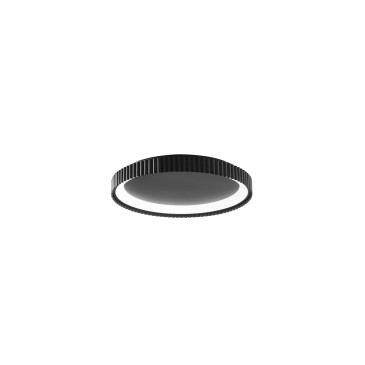 Plafonnier LED extra-plat en métal | Mondialshop
