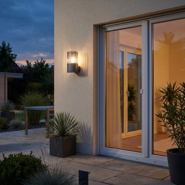 Applique moderne anthracite et fumée | Mondialshop