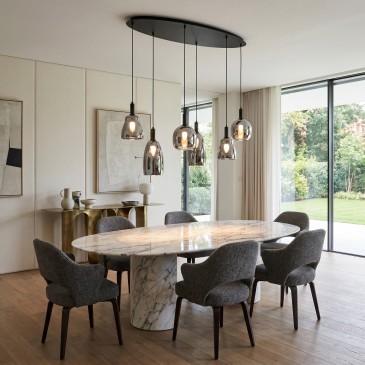 Lampadario moderno in Vetro...