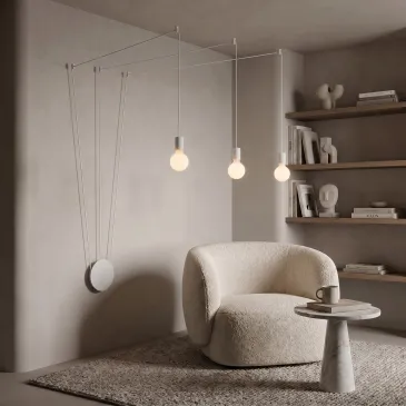 Lustre moderne 3XE27 bicolore | Mondialshop