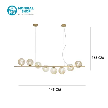 Lampadario Moderno 8xG9 Regolabile | Mondialshop