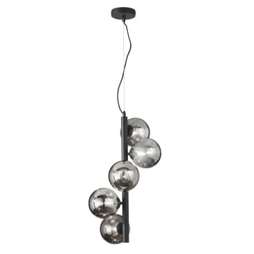5XG9 Pendelleuchte aus Messing oder Schwarz | Mondialshop