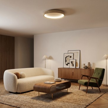 Extraflache LED-Deckenleuchte aus Metall | Mondialshop