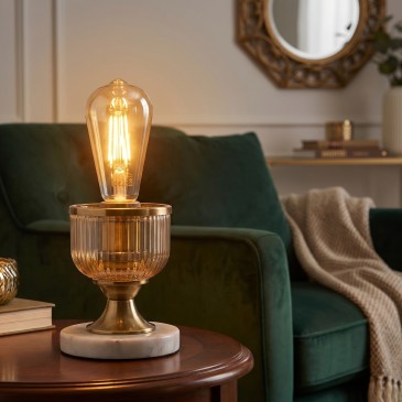 E27 8W Vintage-LED-Glühbirne mit bernsteinfarbenem Glühfaden | Mondialshop