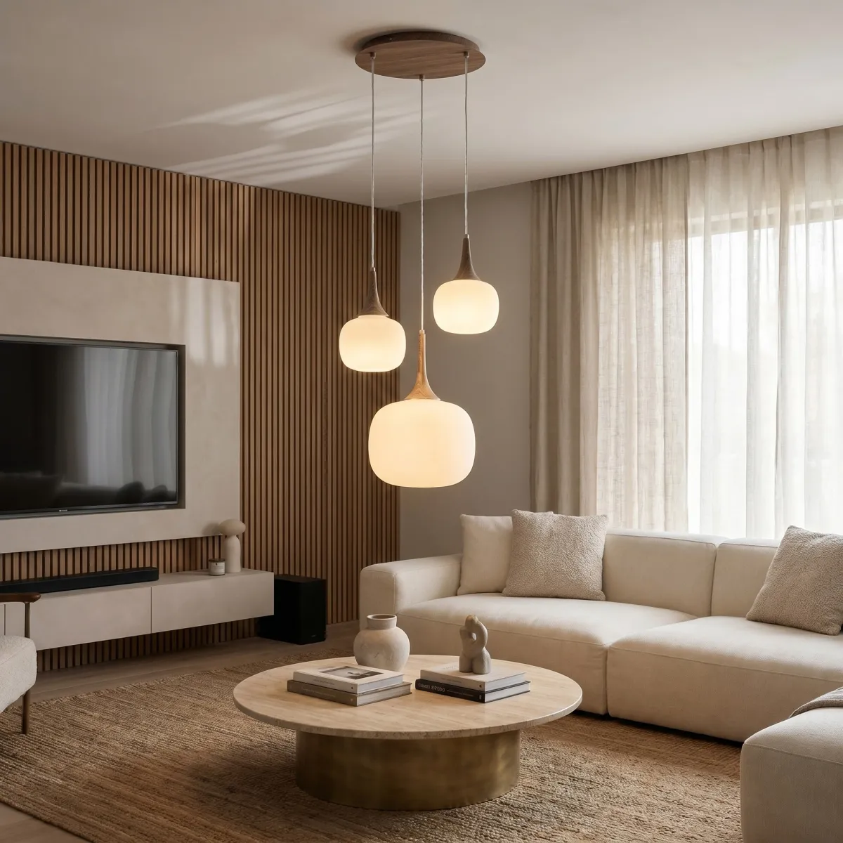 Moderner Kronleuchter in Weiß oder Grau | Mondialshop