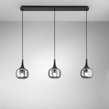 Moderne Pendelleuchte aus Holz, 3xE14 | Mondialshop