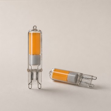 Lot de 2 ampoules LED G9 4W 360° | Mondialshop