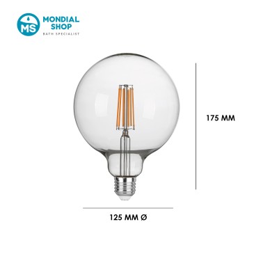 E27 8W LED-Glühbirne | Mondialshop
