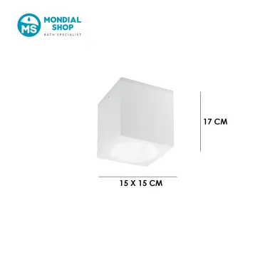Plafoniera Esterni Quadrata IP54 | Mondialshop