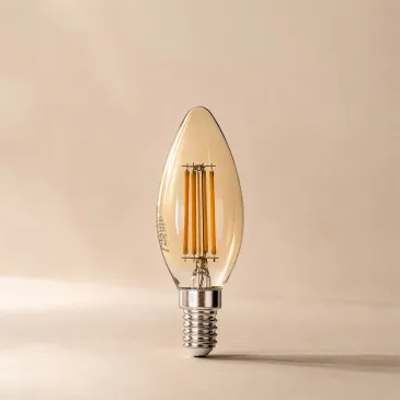 Ampoule LED ambre E14 4W | Mondialshop