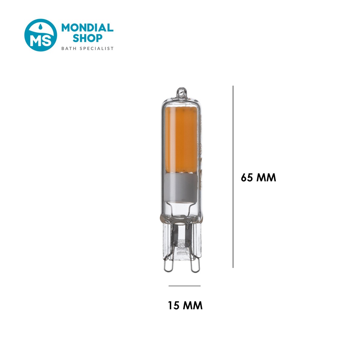 G9 4W LED-Lampen, Warmweiß | Mondialshop