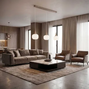 Sospensione a barra moderna in legno Disponibile in bianco o grigio 3XE14