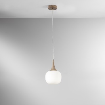 Lustre industriel en verre transparent | Mondialshop