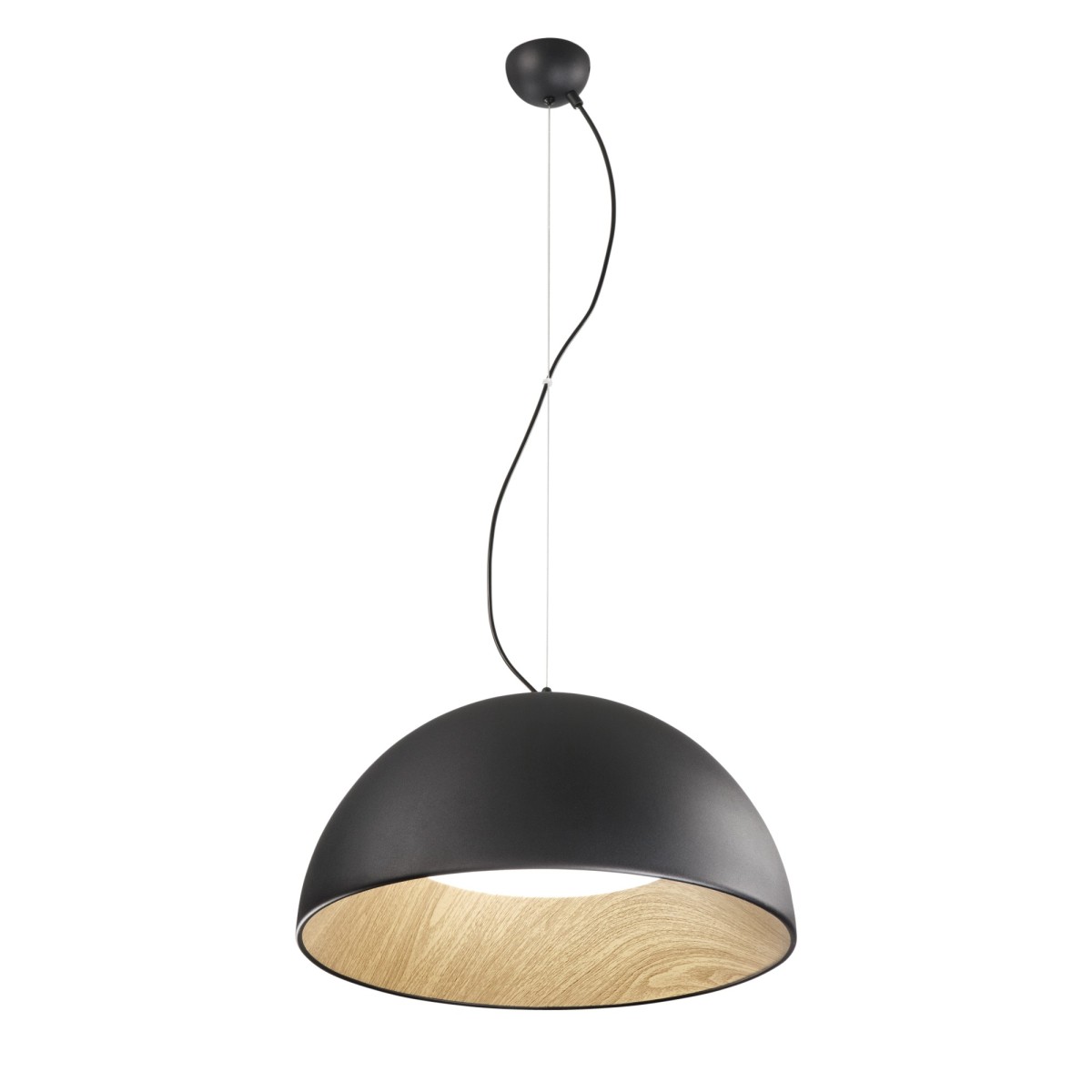 Runde LED-Pendelleuchte in Gold oder Schwarz | Mondialshop