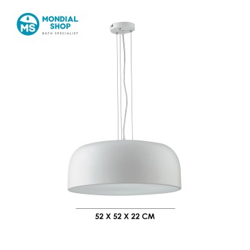 Sospensione 4xE27 in Bianco o Bronzo | Mondialshop