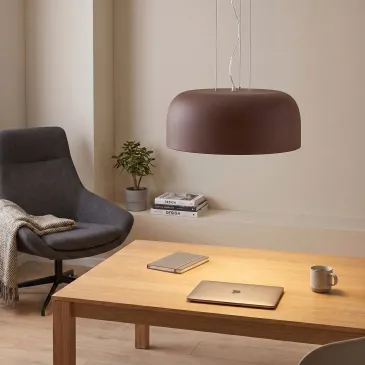 Suspension 4xE27 blanche ou bronze | Mondialshop