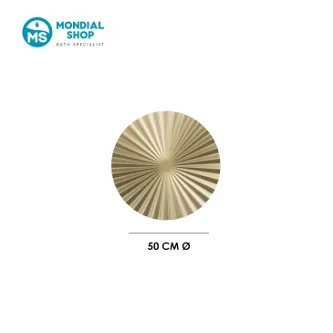 Scheda tecnica applique a muro dal particolare design moderno ANADARA oro