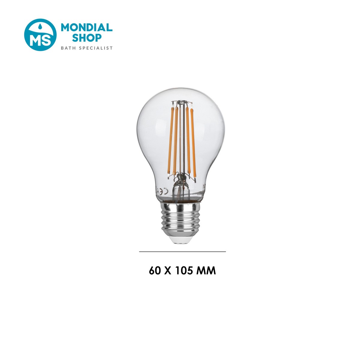 Ampoule LED E27 4,9 W, Classe A | Mondialshop