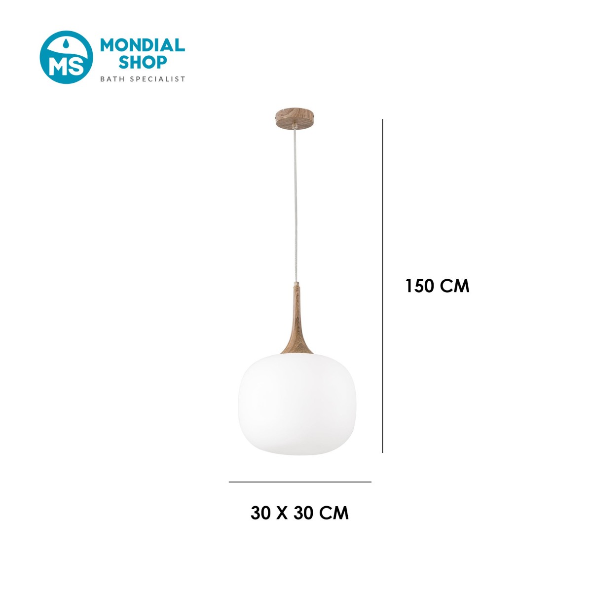 Suspension de style scandinave, blanche ou grise, E27 |...