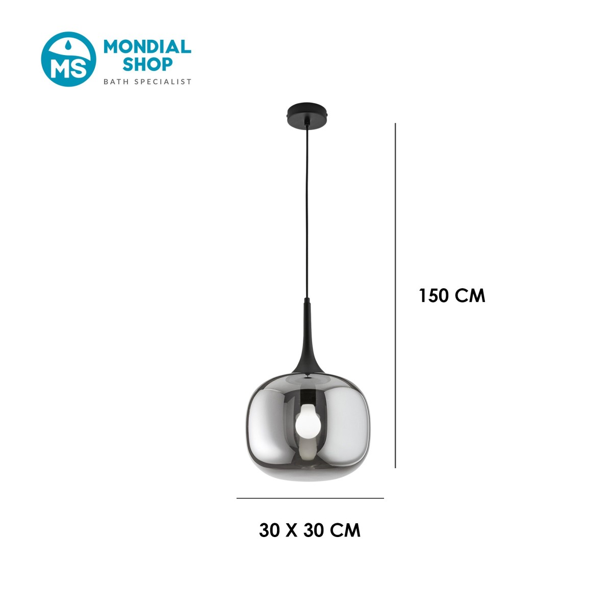 Suspension de style scandinave, blanche ou grise, E27 |...