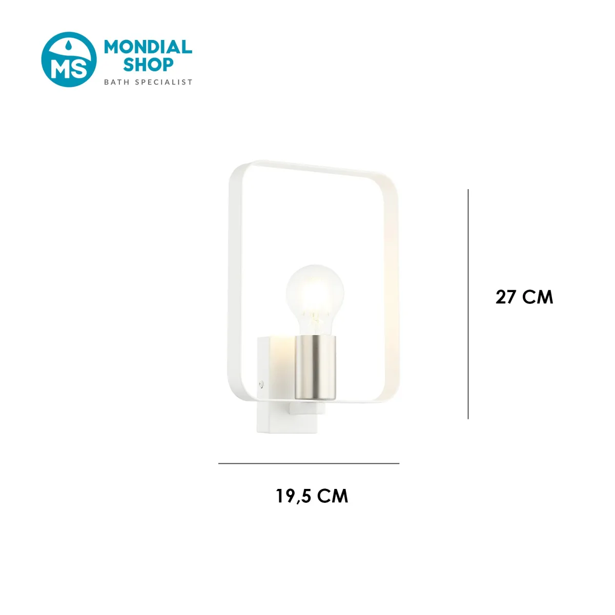 Moderne Wandleuchte E27 | Mondialshop