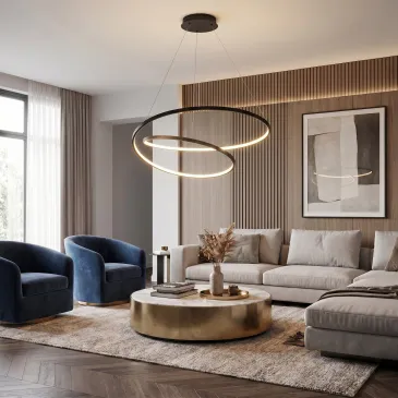 Suspension LED linéaire 60 W, 3 variantes | Mondialshop