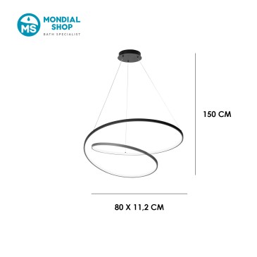 60-W-LED-Pendelleuchte, linear, 3 Varianten | Mondialshop