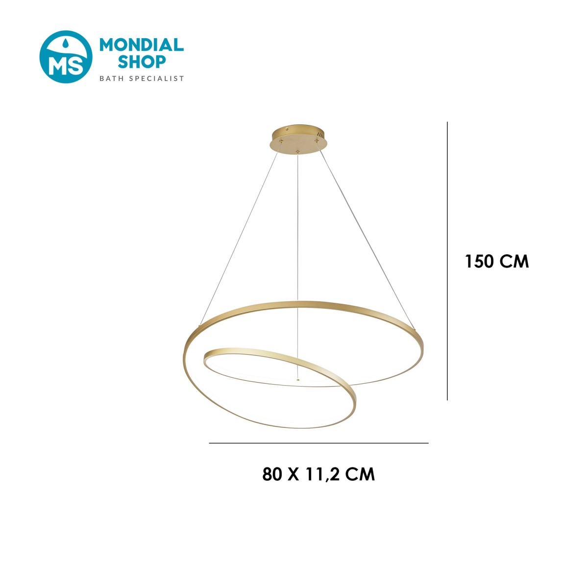 60-W-LED-Pendelleuchte, linear, 3 Varianten | Mondialshop