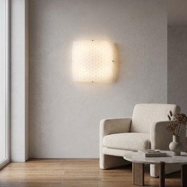 Weiße Deckenleuchte mit 2, 3 oder 4 E27-Glühbirnen | Mondialshop