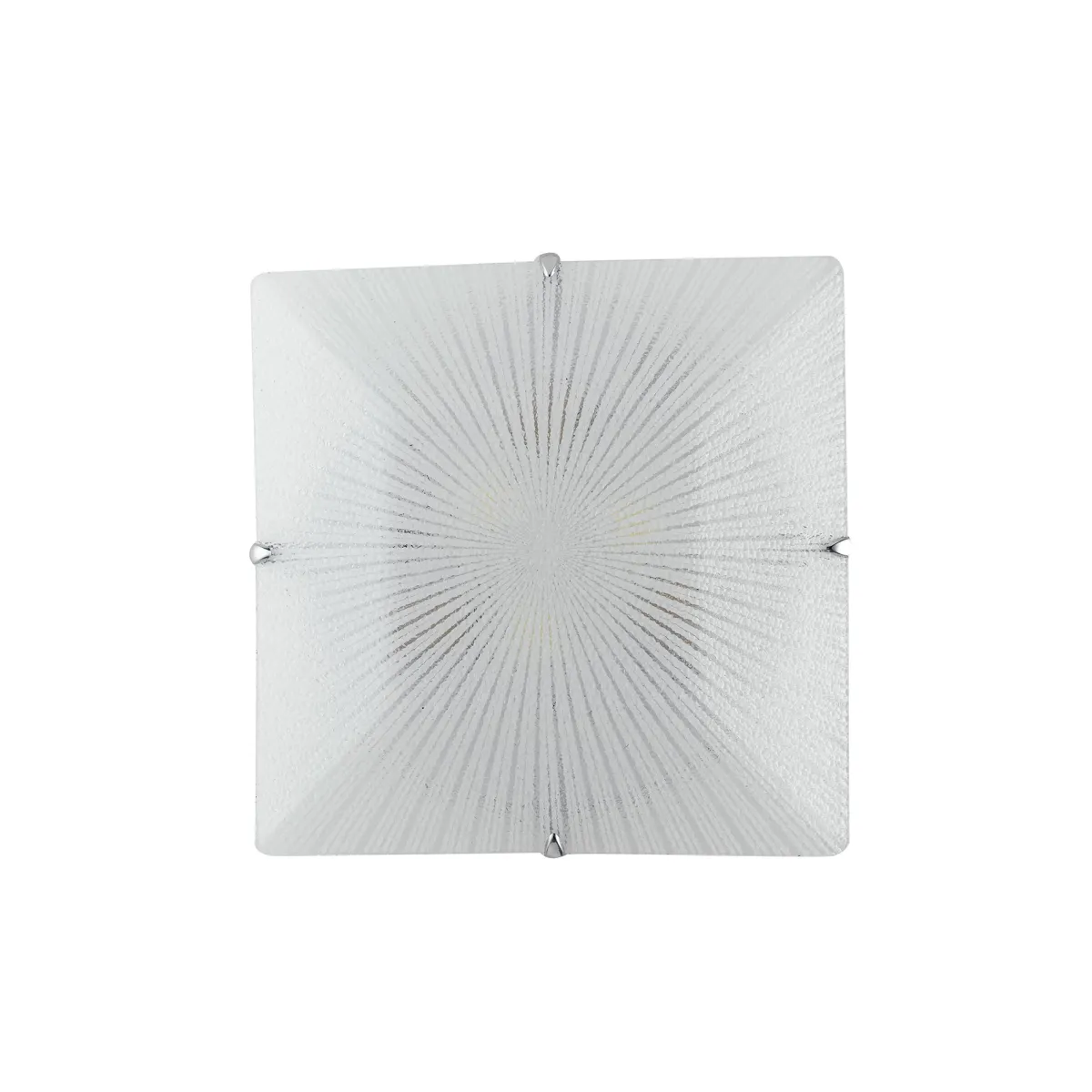 Plafonnier carré en verre diamant | Mondialshop