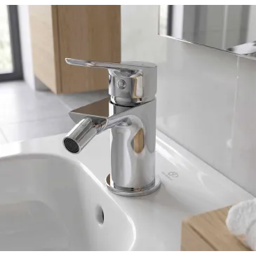 Rubinetto Bidet Cromato MIO con Piletta - Miscelatore Bagno