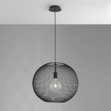 Sospensione a Rete Sferica Metallo E27 | Mondialshop