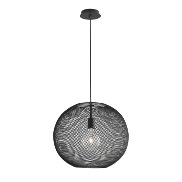 Sospensione a Rete Sferica Metallo E27 | Mondialshop